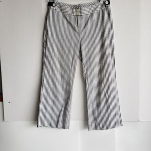 White House Black Market Striped Capris Size 4